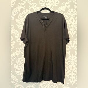 4/$25 • William Rast Black Short Sleeve Henley Tee